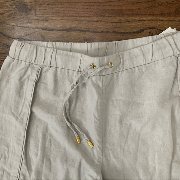 NWT Ellen Tracy Linen Drawstring Pants - Picture 3 of 7